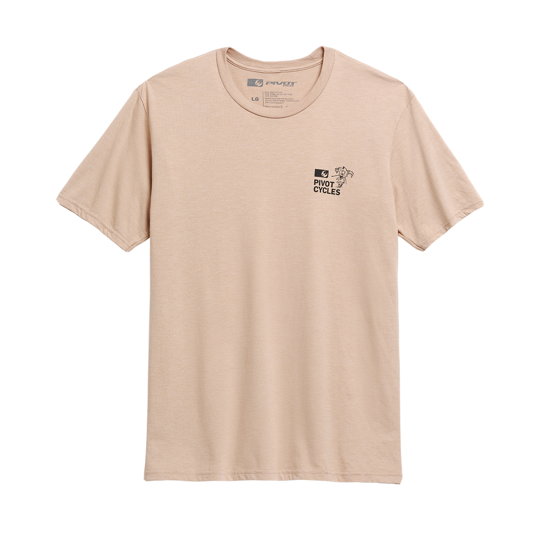 Dog DH Short Sleeve Tee - Tan Heather