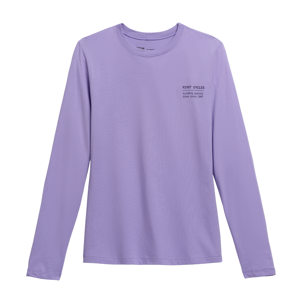 Frame Long Sleeve Women's Tee - Lavendar