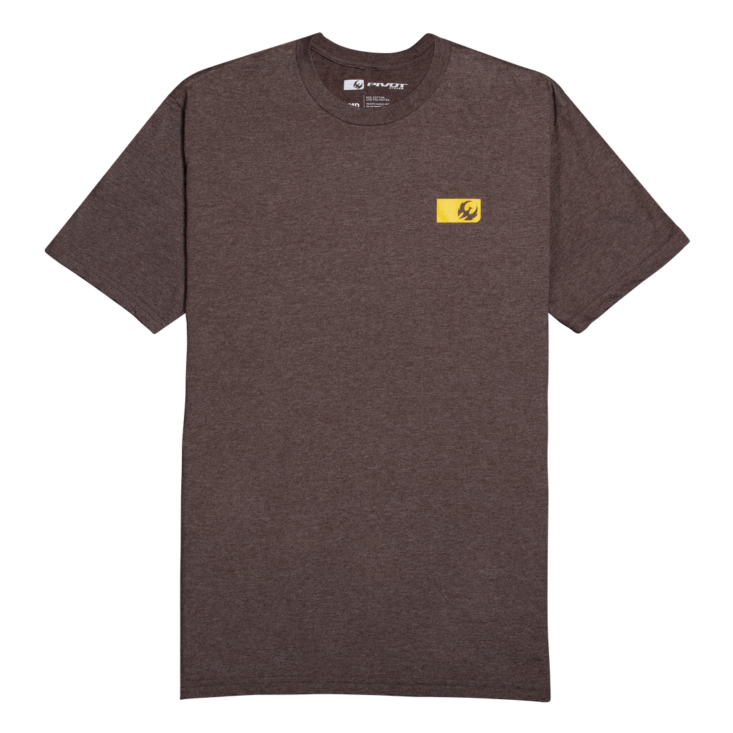 Throwback Tee - Heathered Brown